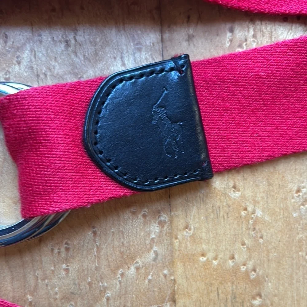Polo Ralph Lauren red belt 38”